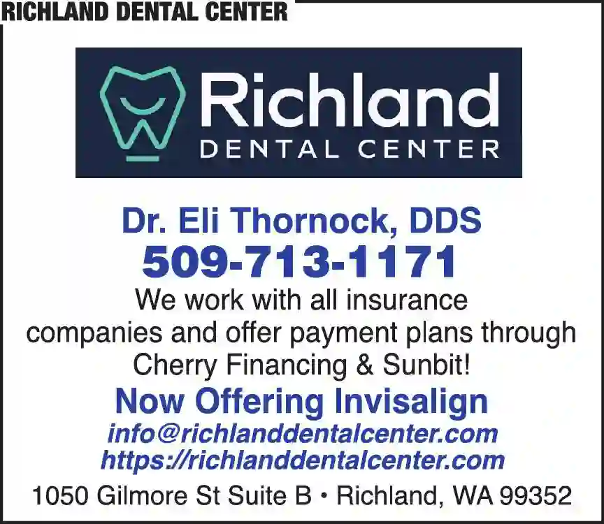 Dentists print ad for Richland Dental Center