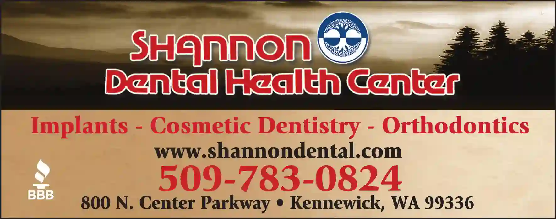 Dentists - Implants print ad for Shannon Dental Health Center