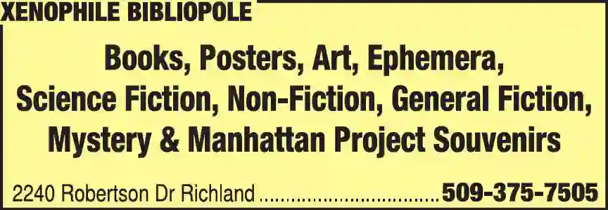 Books - Used & Rare print ad for Xenophile Bibliopole