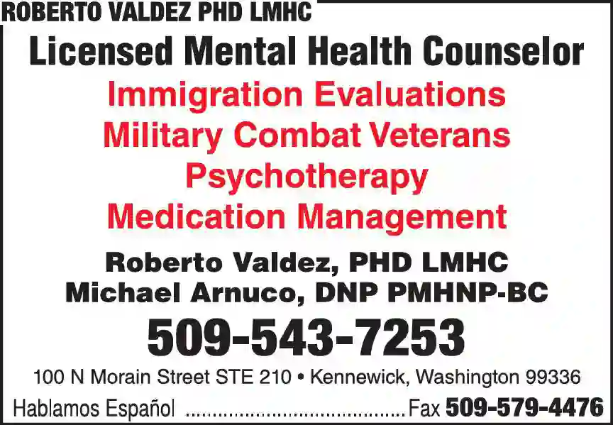 Counselors - Marriage, Family, Child & Individual print ad for Roberto Valdez PHD LMHC