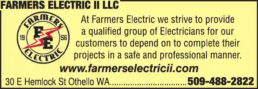 Electric Contractors print ad for Farmers Electric