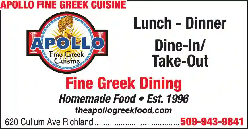 Restaurants print ad for Apollo Fine Greek Cuisine