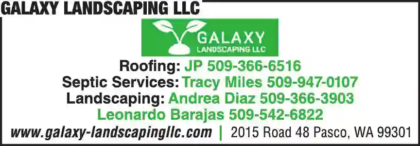 Roofing Contractors print ad for Galaxy Landscaping LLC