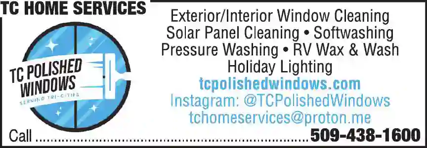 Window Cleaning print ad for TC Home Services