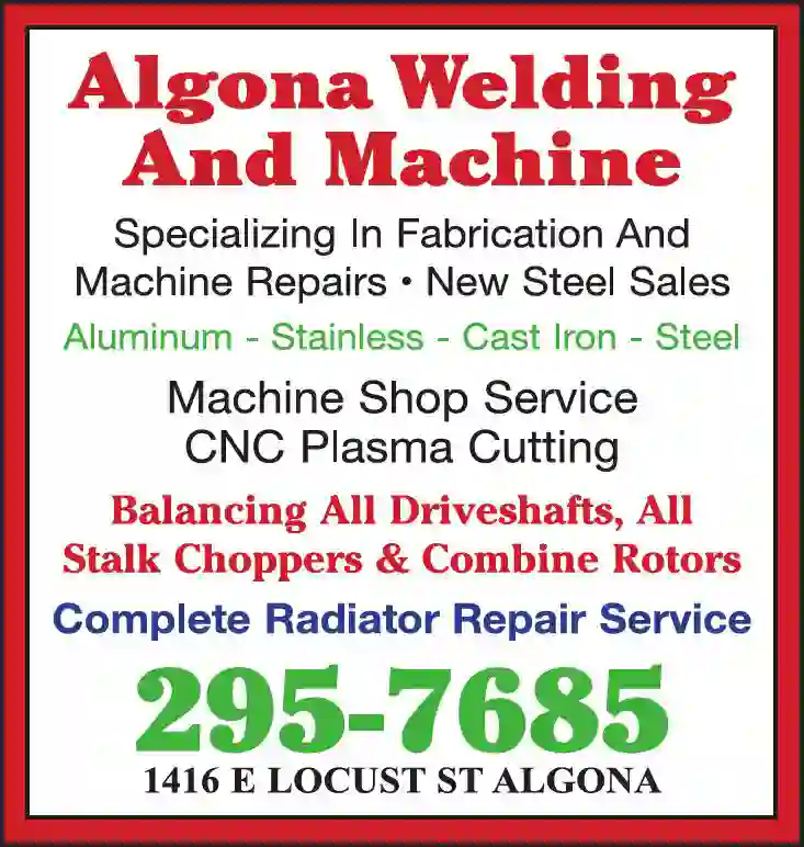 Radiators - Automotive print ad for Algona Welding & Machine