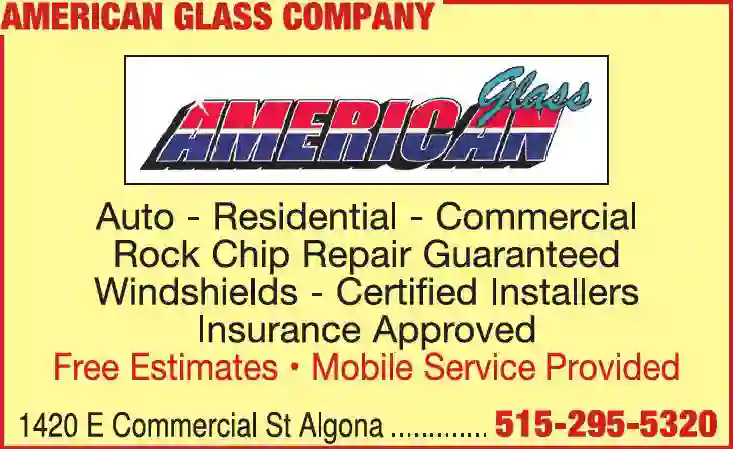 Glass - Auto, Plate, Window print ad for American Glass Company