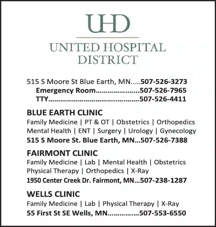 Clinics print ad for United Hospital District & Clinics