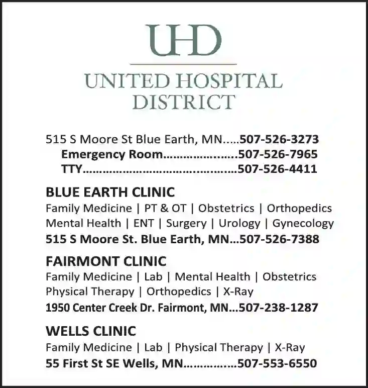 Physicians & Surgeons MD & DO print ad for United Hospital District & Clinics