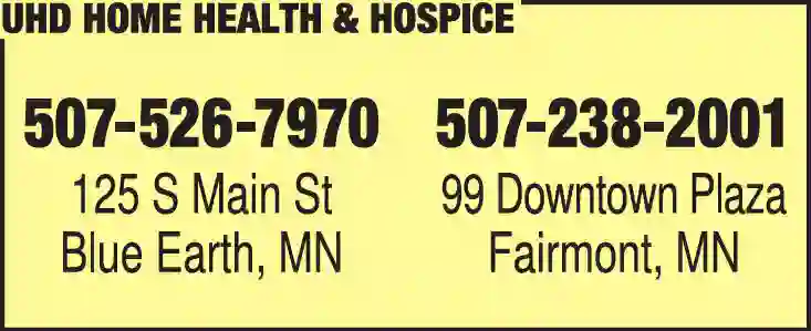 Hospices print ad for UHD Home Health & Hospice