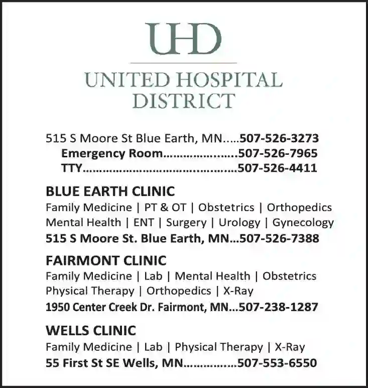 Hospitals print ad for United Hospital District & Clinics