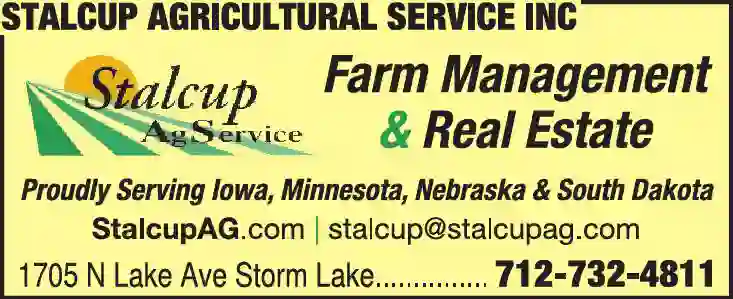 Farm Management print ad for Stalcup Agricultural Service Inc