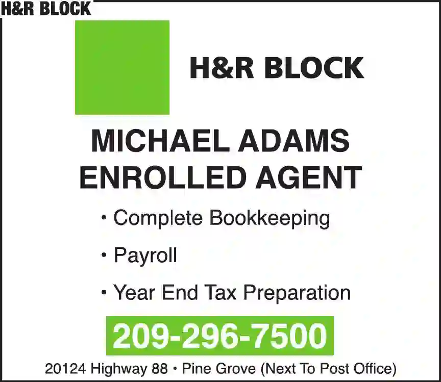 Bookkeeping Service print ad for H&R Block