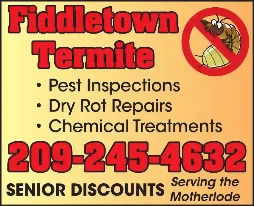 Pest Control Services print ad for Fiddletown Termite