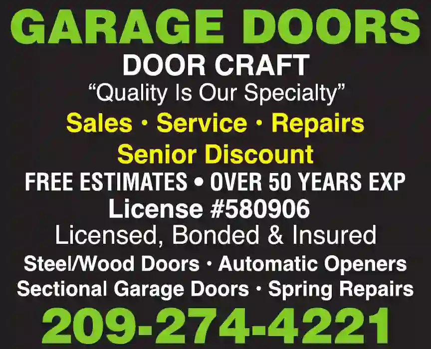 Doors print ad for Door Craft