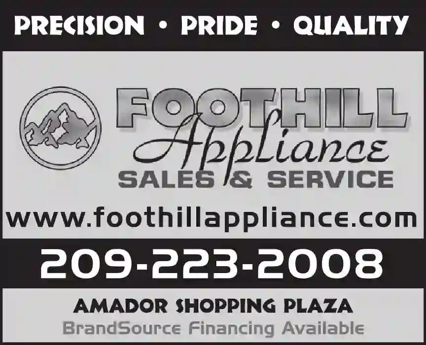 Appliances - Major - Dealers print ad for Foothill Appliance Service & Repair