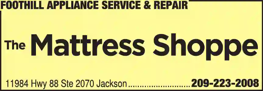 Mattresses - Retail print ad for Foothill Appliance Service & Repair