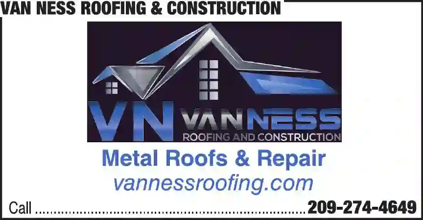 Roofing - Metal print ad for Van Ness Roofing & Construction