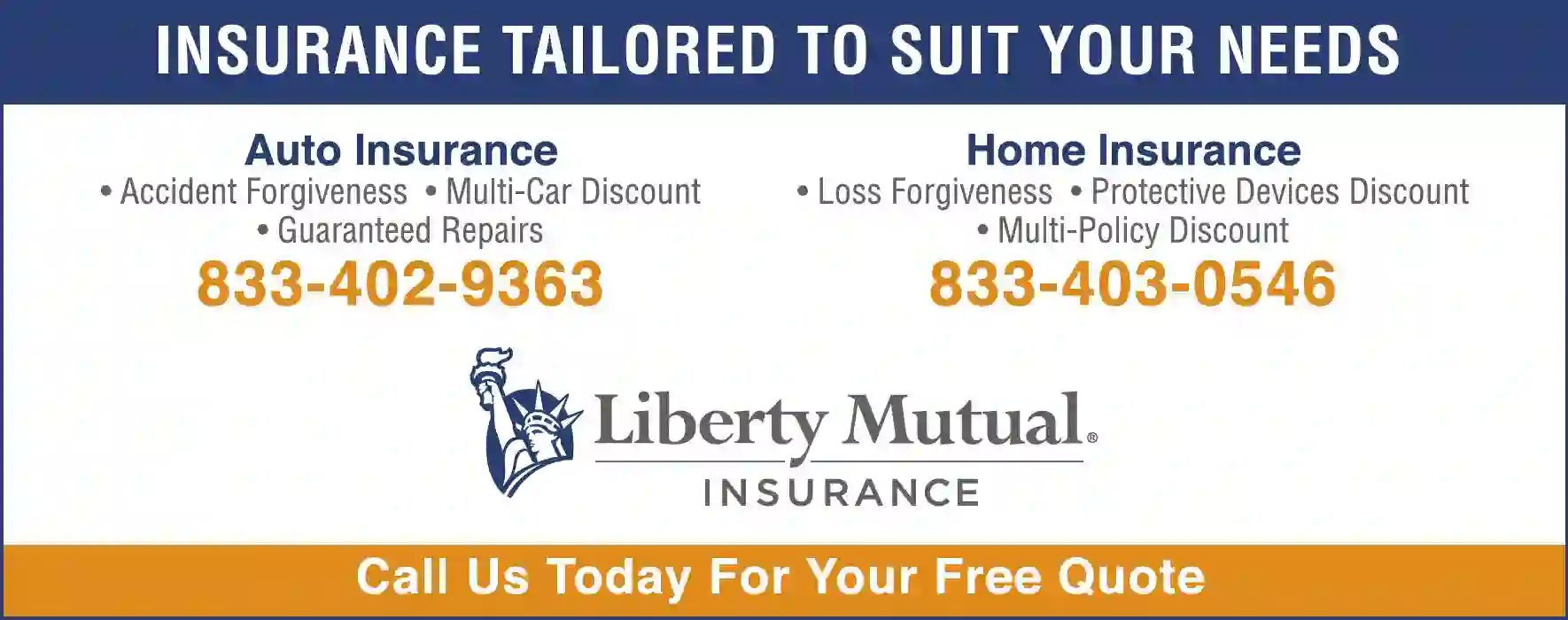 Insurance print ad for Liberty Mutual Insurance