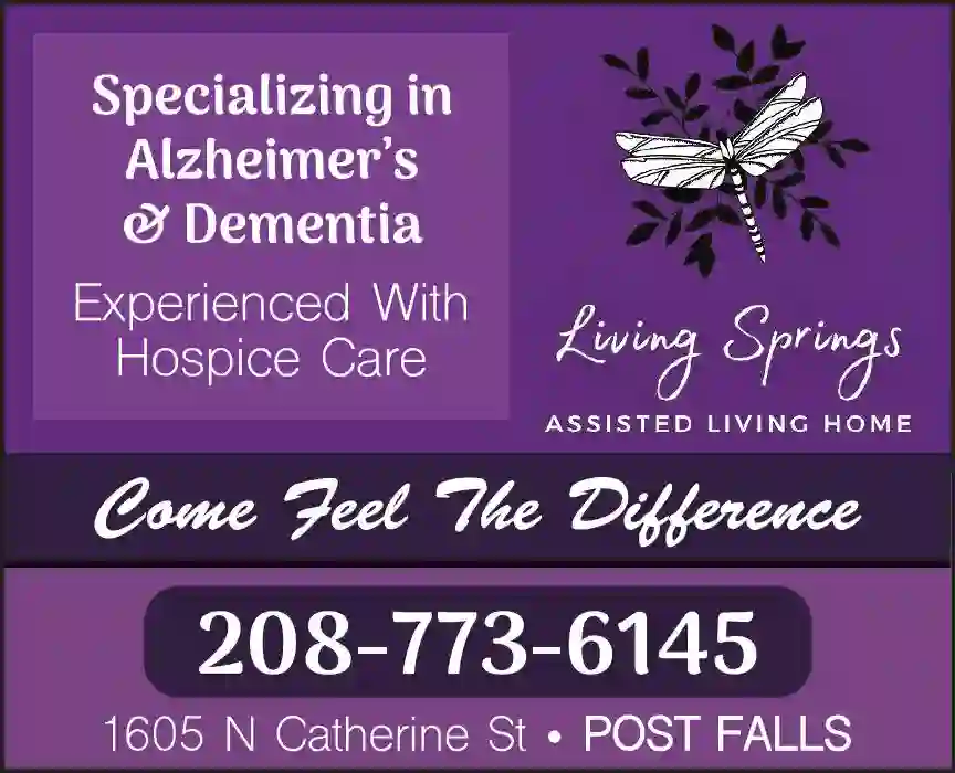 Home Health Services print ad for Living Springs II