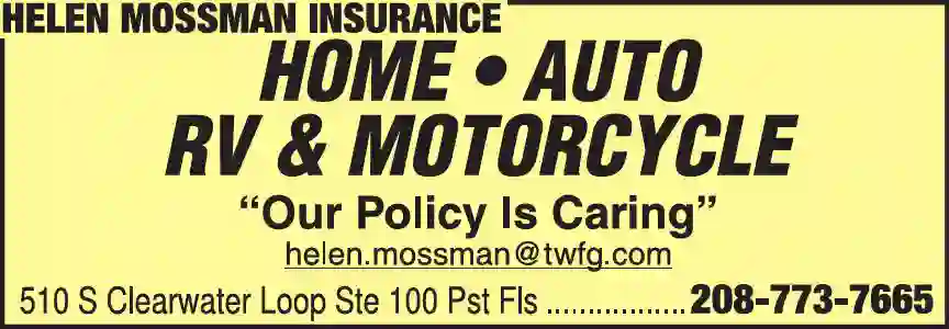 Insurance print ad for Helen Mossman Insurance