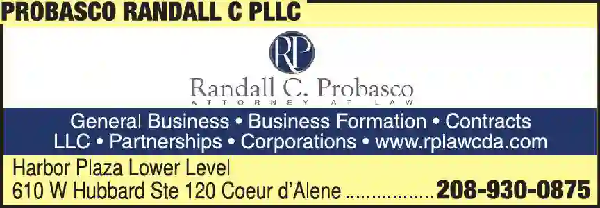 Attorneys - Business Law print ad for Probasco Randall C PLLC