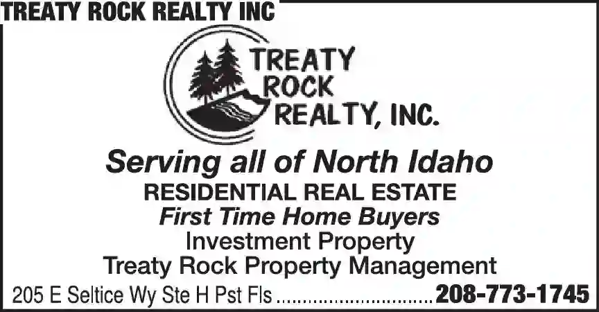 Real Estate Rental Service print ad for Treaty Rock Realty Inc