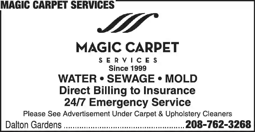 Water Damage - Emergency Service print ad for Magic Carpet Services