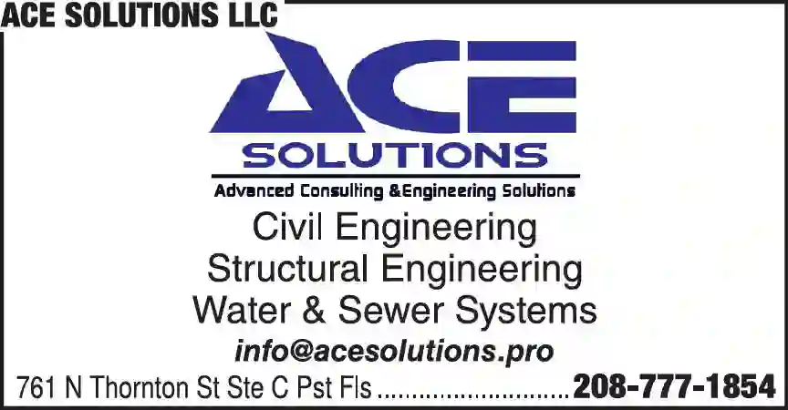 Engineers - Civil print ad for Ace Solutions LLC