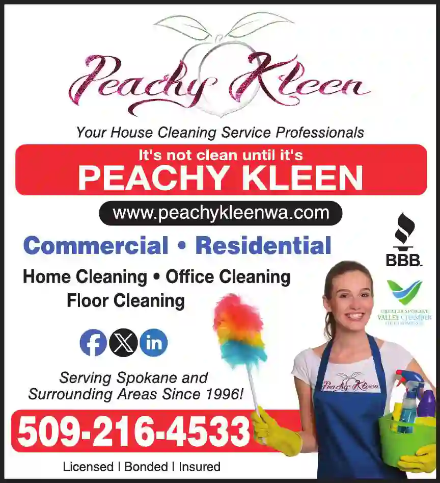 House Cleaning print ad for Peachy Kleen