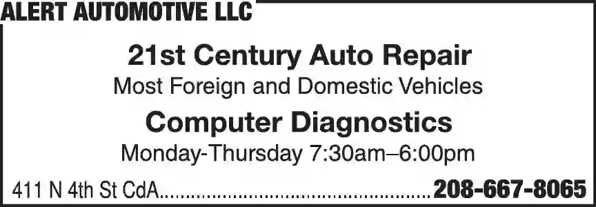Auto Repair & Service print ad for Alert Automotive LLC