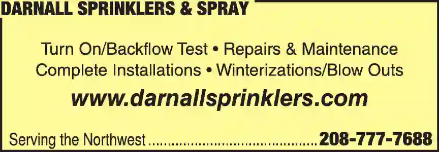Sprinklers - Garden & Lawn print ad for Darnall Sprinklers & Spray