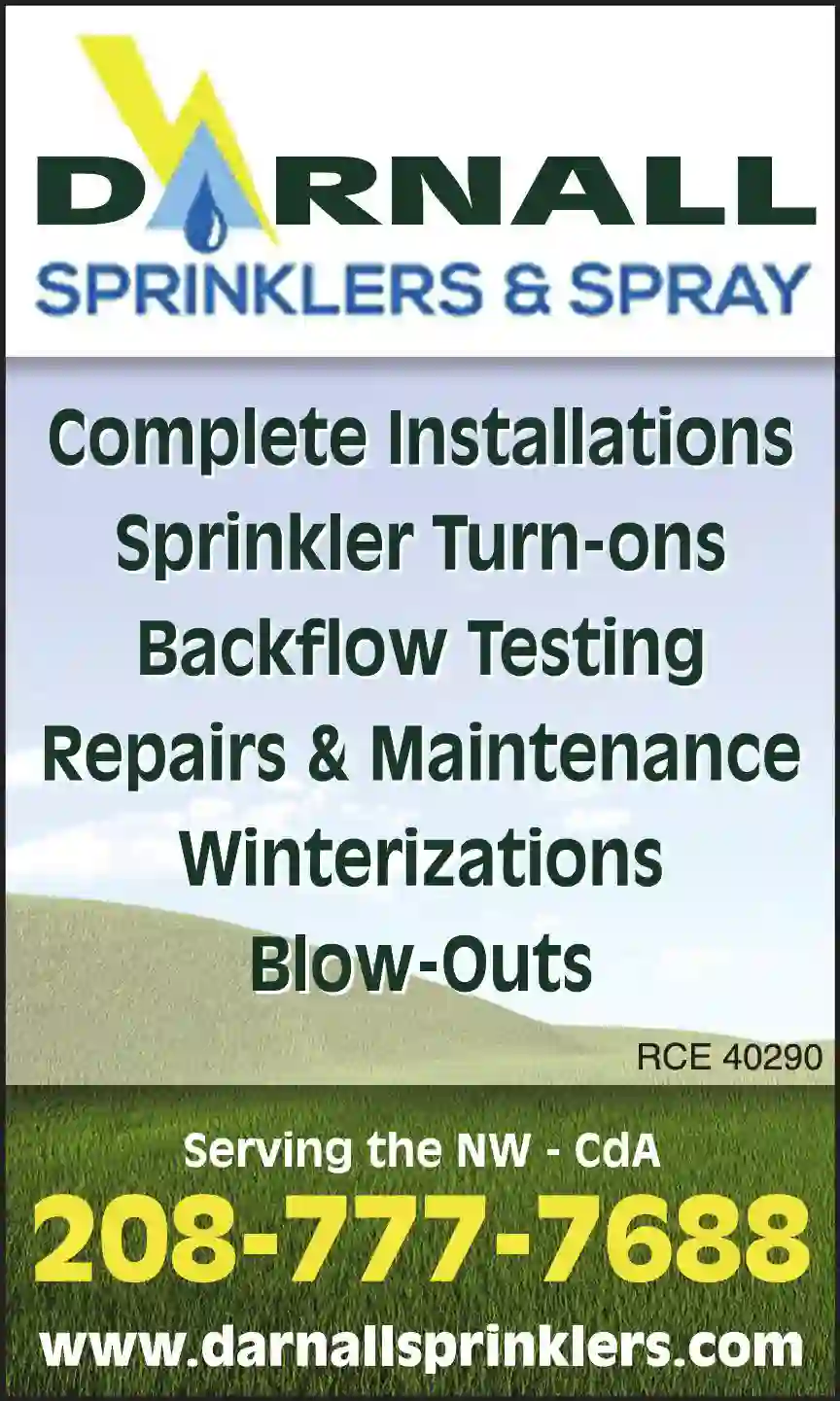 Landscape Contractors print ad for Darnall Sprinklers & Spray
