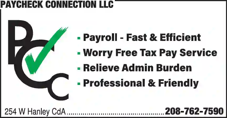 Payroll Service print ad for Paycheck Connection LLC
