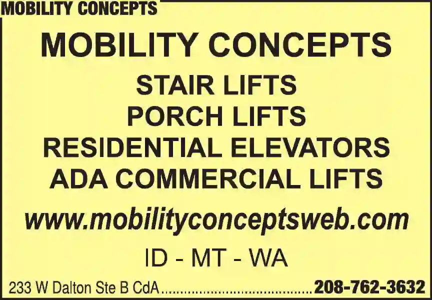 Elevators - Sales & Service print ad for Mobility Concepts