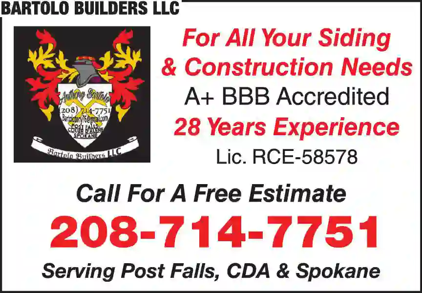 Contractors - Remodel & Repair print ad for Bartolo Builders LLC