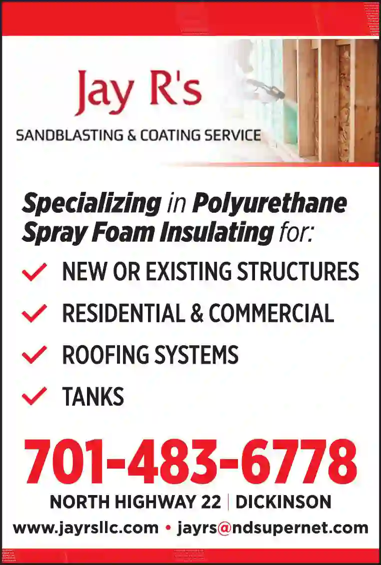 Spray Foam Insulation Contractors print ad for Jay R's Autobody & Truck Collision