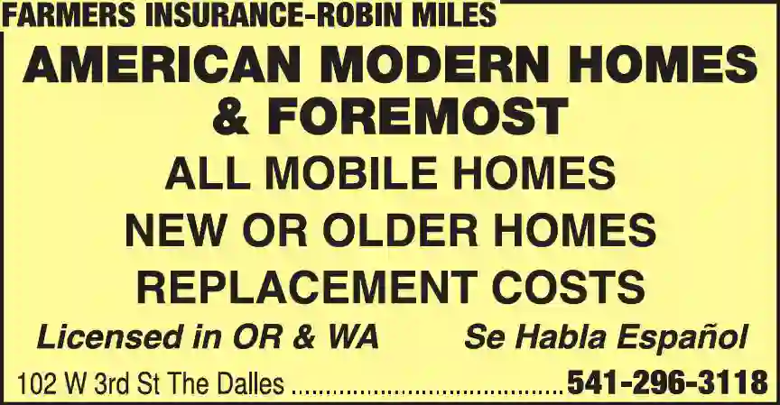 Insurance - Mobile Home print ad for Farmers Insurance ^ Robin Miles