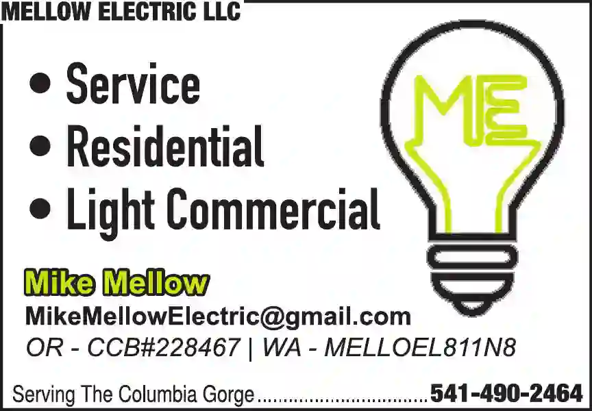 Electric Contractors print ad for Mellow Electric LLC