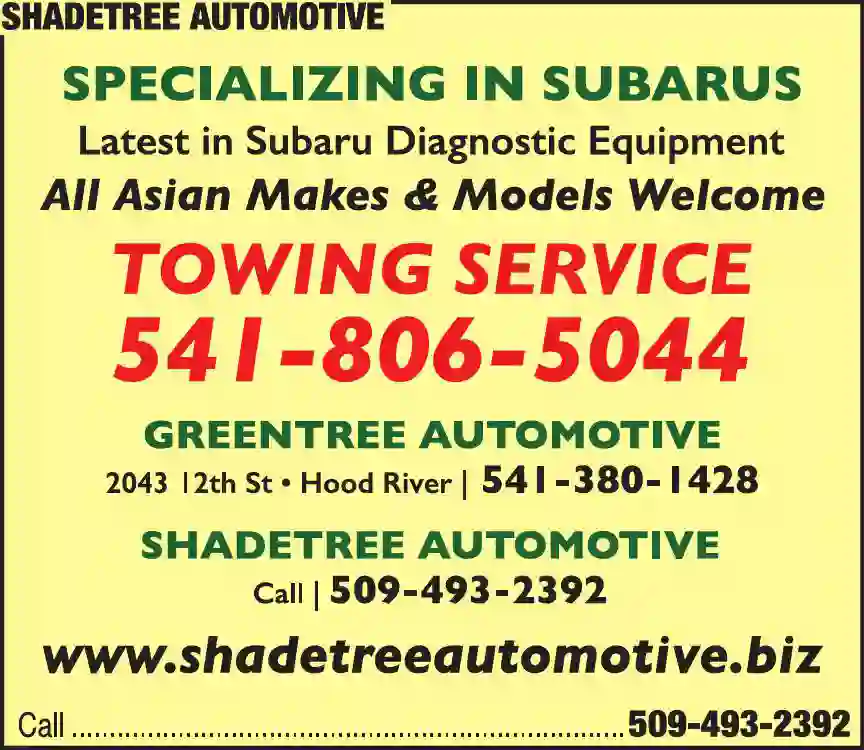 Auto Repair & Service print ad for ShadeTree Automotive
