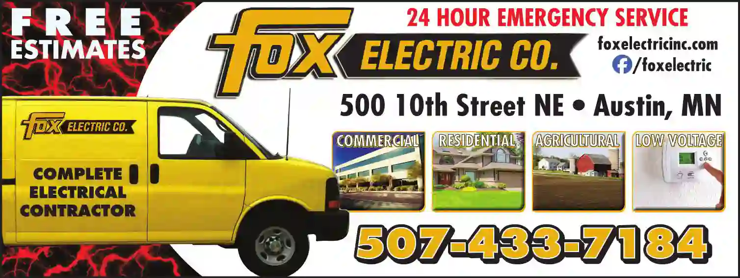 Electric Contractors print ad for Fox Electric Co