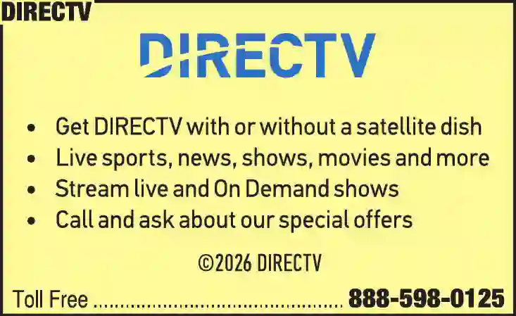 Satellite Equipment & Systems print ad for DirecTV