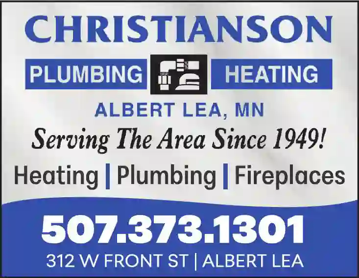 Heating Contractors print ad for Christianson Plumbing & Heating