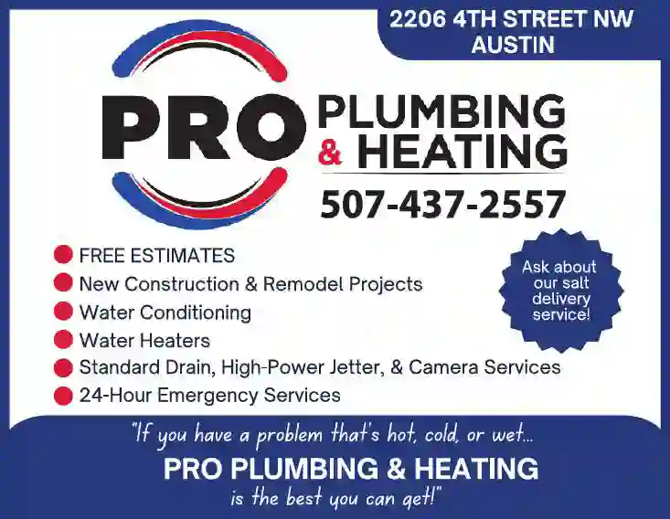 Plumbing Contractors print ad for Pro Plumbing & Heating