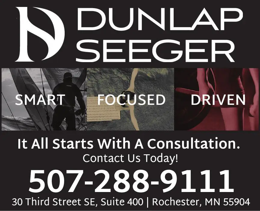 Attorneys print ad for Dunlap & Seeger PA