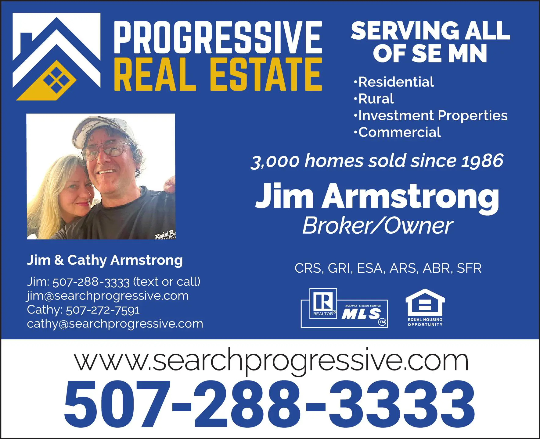 Real Estate print ad for Progressive Real Estate Services
