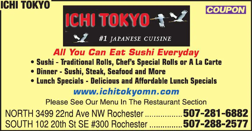Restaurants print ad for Ichi Tokyo