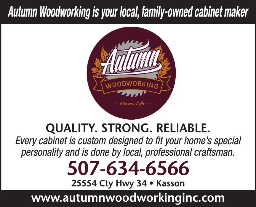 Kitchen Cabinets & Equipment print ad for Autumn Woodworking Inc