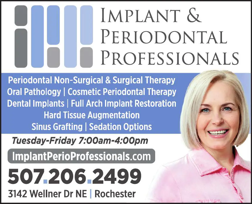 Dentists - Periodontics - (Gum Disease) Specialists print ad for Implant & Periodontal Professionals