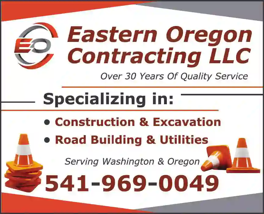 Contractors - General print ad for A Eastern Oregon Contracting LLC