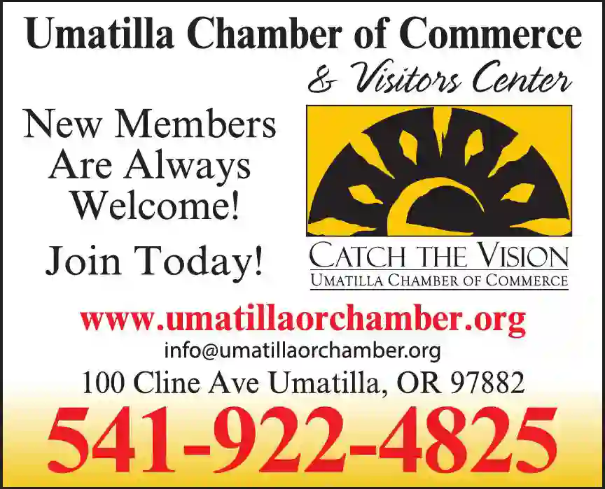 Chambers of Commerce print ad for Chamber Of Commerce ^ Umatilla